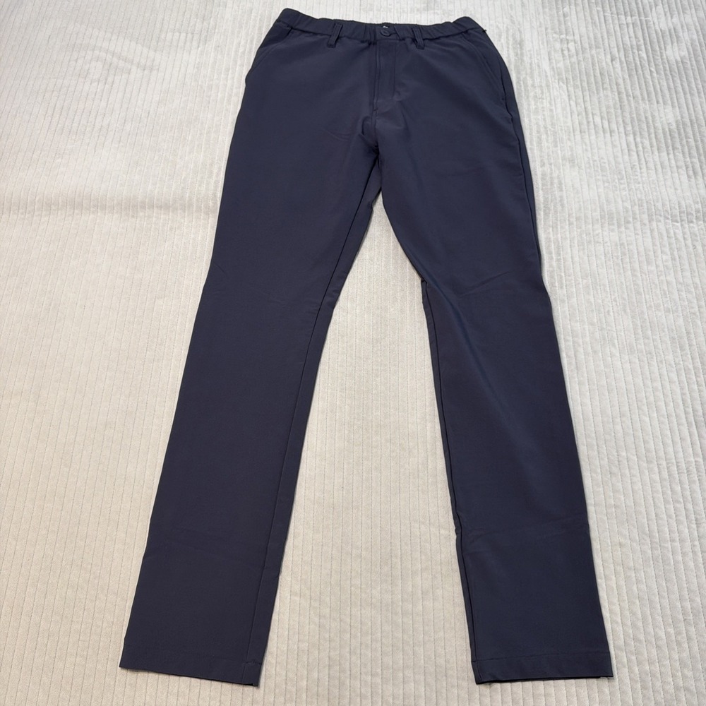 Rapha Pants Mens 32x34 Black Loopback Trouser contempor Fit Stretch Chino Casual